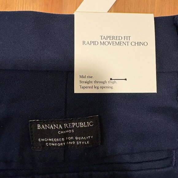 Banana Republic Tapered Fit Rapid Movement Chino - Picture 5 of 6